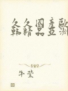 久久国产欧美日韩精品亚洲