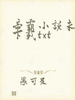 帝霸小说未删版下载txt