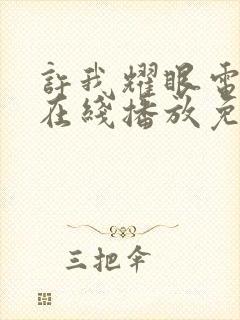 许我耀眼电视剧在线播放免费封面