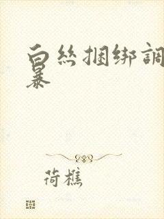 白丝捆绑调教强暴