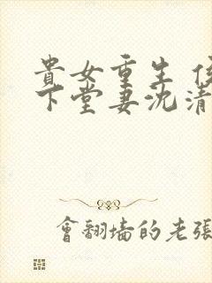 贵女重生 侯府下堂妻沈清辞