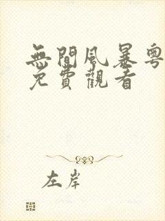 无间风暴粤语版免费观看