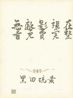 无敌影视在线观看免费完整版国语封面