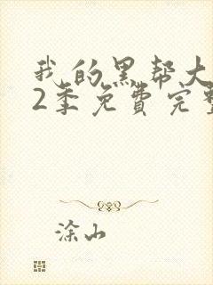 我的黑帮大佬第2季免费完整版