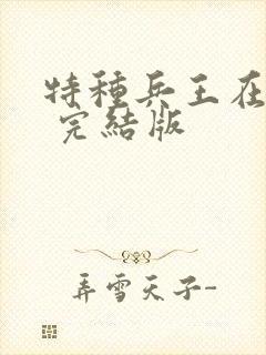 特种兵王在山村 完结版