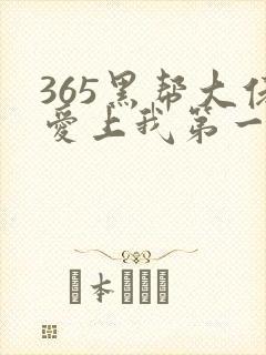 365黑帮大佬爱上我第一季完整版封面