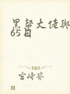 黑帮大佬与我365日封面