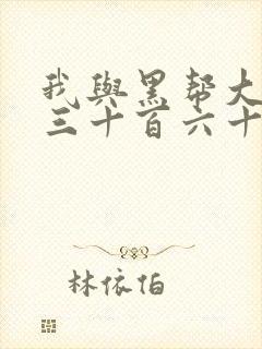 我与黑帮大佬的三十百六十五天3结局