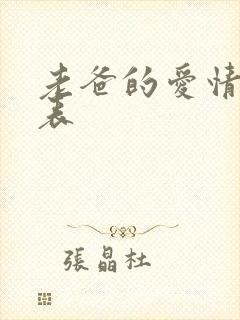 老爸的爱情演员表封面