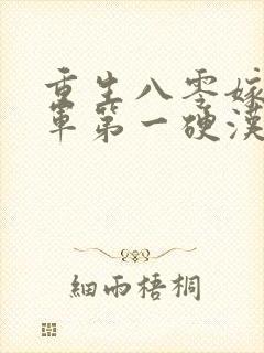 重生八零嫁给全军第一硬汉更新