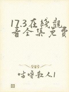 17.3在线观看全集免费完整一路向西
