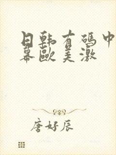 日韩有码中文字幕欧美激