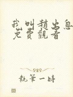 我叫赵出息高清免费观看封面
