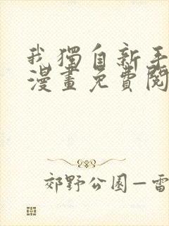 我独自新手满级漫画免费阅读下拉式封面