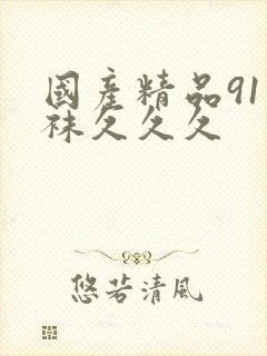 国产精品91丝袜久久久封面