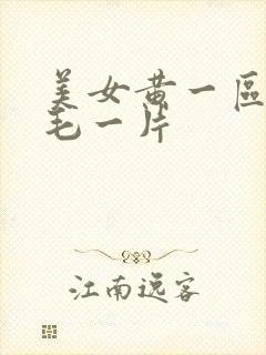 美女黄一区二区毛一片