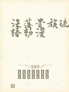 没落贵族琉璃川椿动漫封面