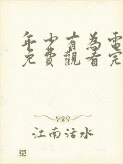 年少有为电视剧免费观看完10