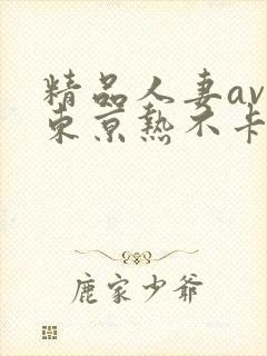 精品人妻av区东京热不卡