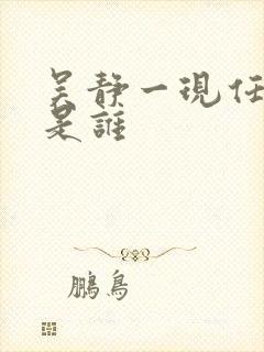 吴静一现任丈夫是谁封面