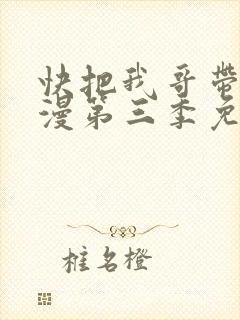 快把我哥带走动漫第三季免费观看
