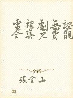 电视剧无证之罪全集免费观看封面