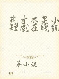 我才不是小可怜短剧在线观看