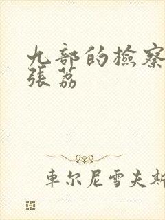 九部的检察官徐张荔封面
