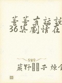 蒂蒂有话说1—36集剧情在线观看