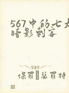 567中的七大暗影刺客