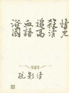 浴血追杀情未了国语高清免费播放