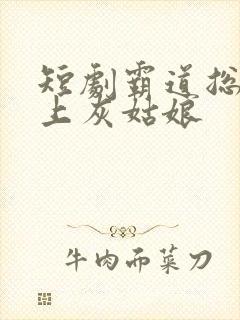 短剧霸道总裁爱上灰姑娘封面