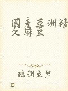 国产亚洲精品久久麻豆