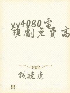 yy4080电视剧免费高清观看