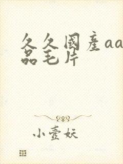 久久国产aa精品毛片