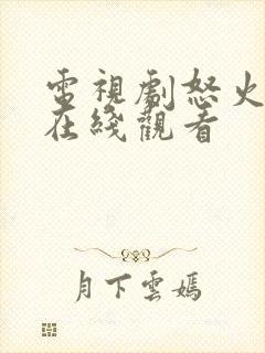 电视剧怒火重案在线观看