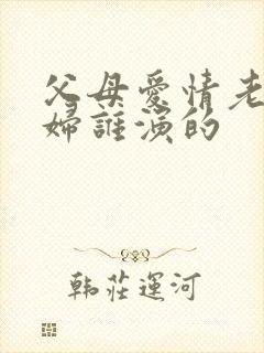 父母爱情老丁媳妇谁演的