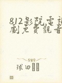 812影院电视剧免费观看高清