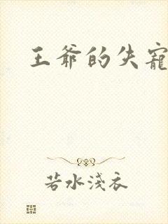 王爷的失宠冷妃封面