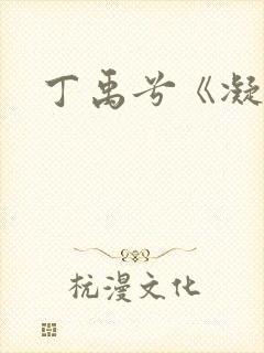 丁禹兮《凝眸》