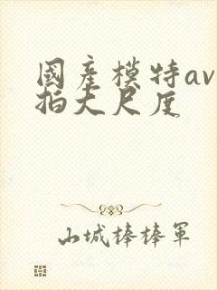 国产模特av私拍大尺度