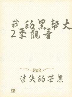 我的黑帮大佬第2季观看