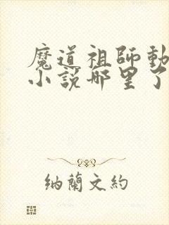 魔道祖师动漫到小说哪里了