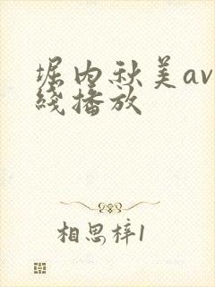 堀内秋美av在线播放