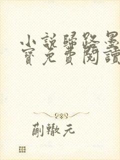 小说归路墨宝非宝免费阅读封面