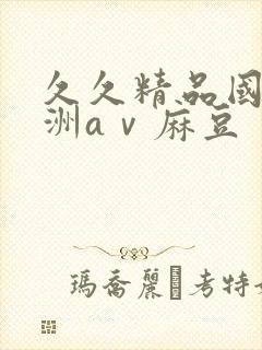 久久精品国产亚洲aⅴ麻豆