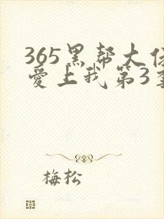 365黑帮大佬爱上我第3季完整版封面