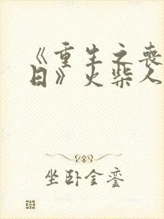 《重生之丧尸末日》火柴人