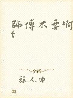 师傅不要啊txt