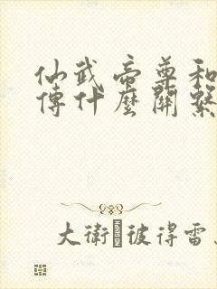 仙武帝尊和仙武传什么关系封面